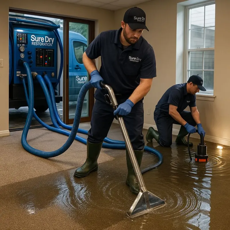 Water Extraction and Removal process in Rhodhiss, NC